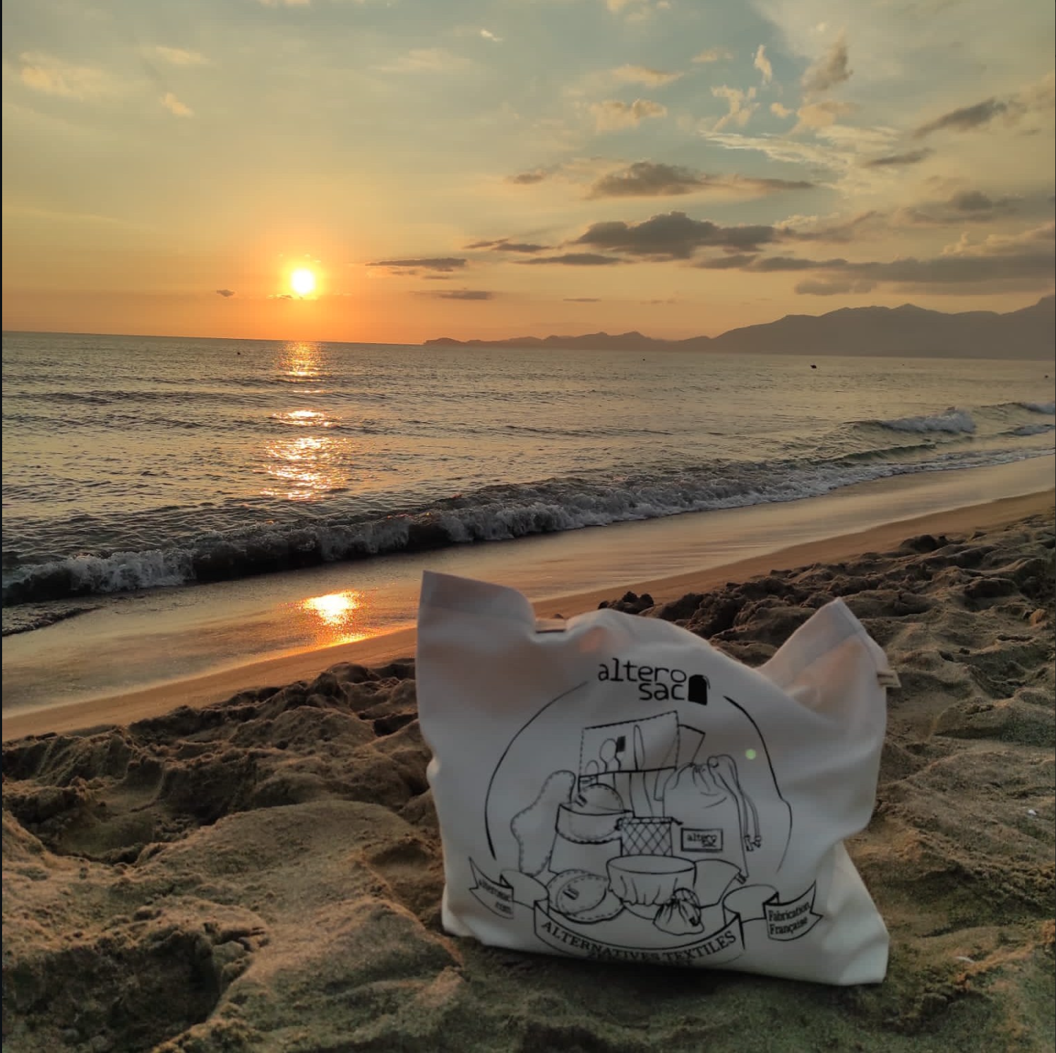 Tote bag en coton biologique Made in France